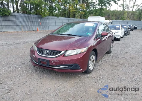 2013 Honda Civic Lx из США, поврежденный, VIN 19XFB2F55DE219617